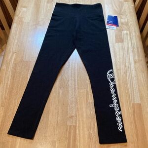 Champion Black Logo Leggings